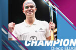 Diego Elías campeón del mundo en squash